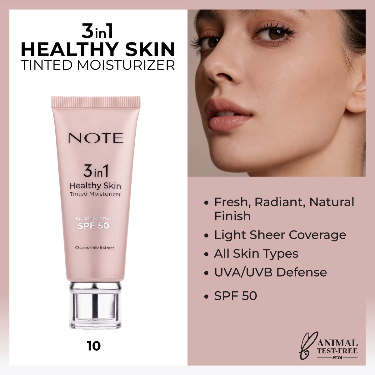 3in1 Healthy Skin Tinted Moisturizer 10